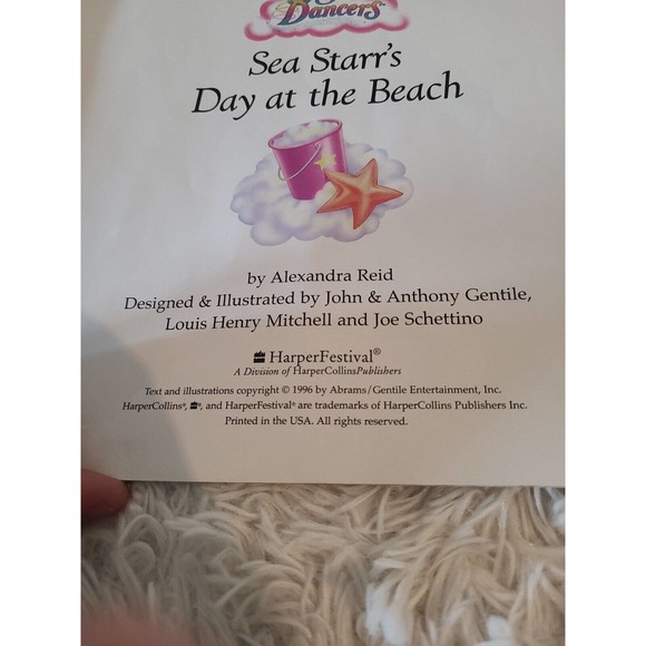 Vintage Sky Dancers Sea Starr's Day at the Beach By Alexandra Reid Story Book - Picture 5 of 7
